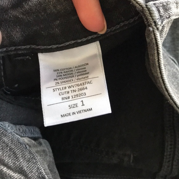 Black Washed Jeans - Picture 3 of 5